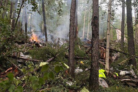 Absturzstelle in der Region Amur