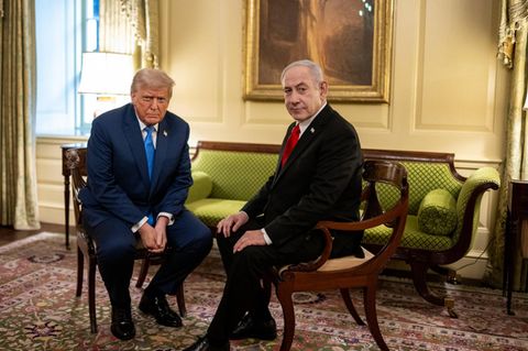 Anfang Juli besuchte Benjamin Netanjahu Donald Trump in Washington. Der US-Präsident ist der Einzige, der Israel zum Umlenken in Gaza bringen könnte