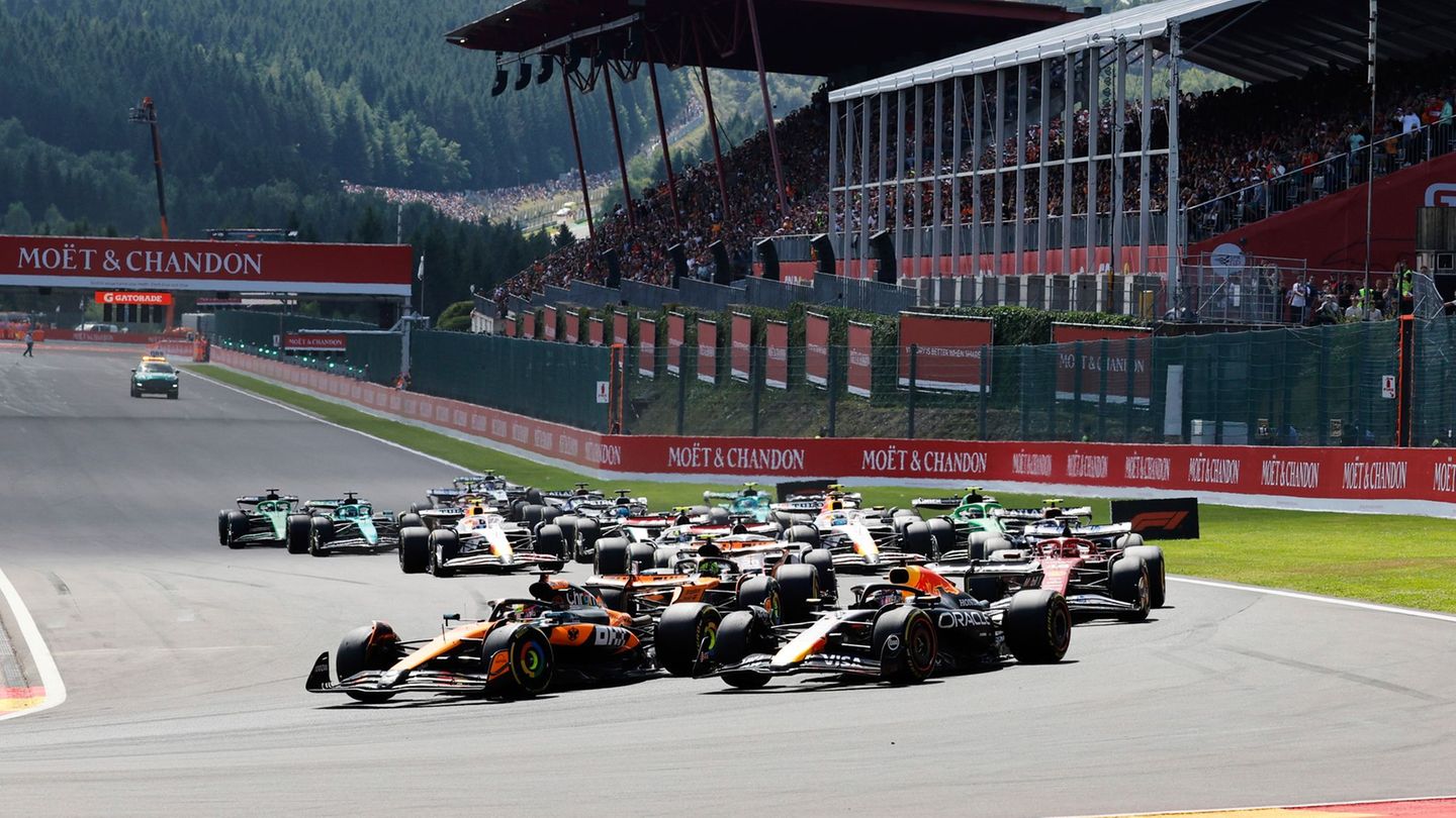 Before Grand Prix in Spa: Verstappen wins Formula 1 sprint in Belgium in front of Piatri