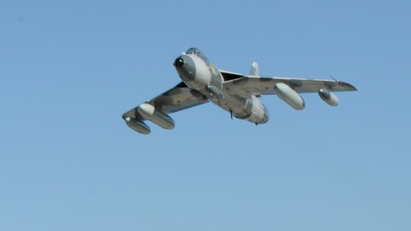 US-Kampfjet Hawker Hunter MK-58