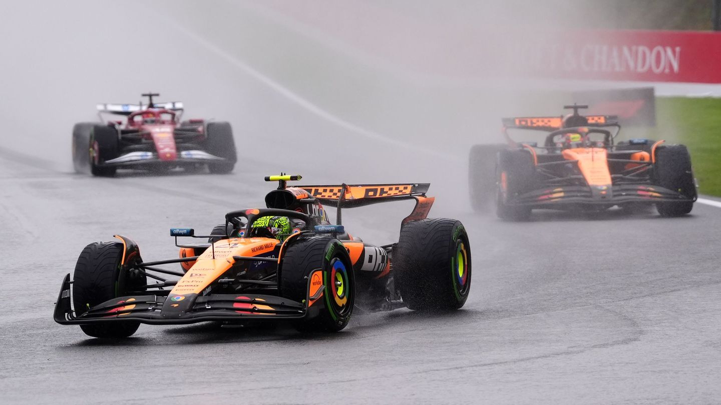 Formula 1: Again XXL waiting time in Spa: Piatri wins in Regenchaos
