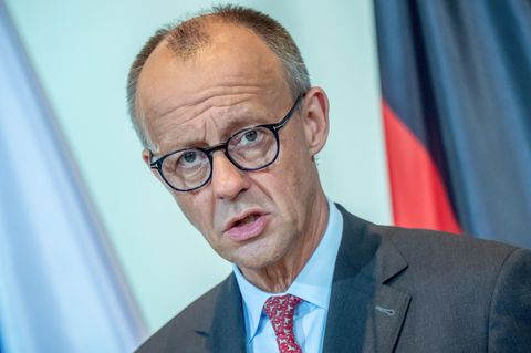 Bundeskanzler Friedrich Merz im Kanzleramt.