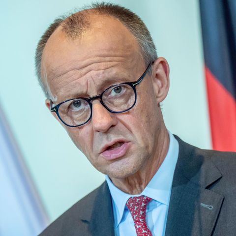 Chancellor Friedrich Merz in the Chancellery.