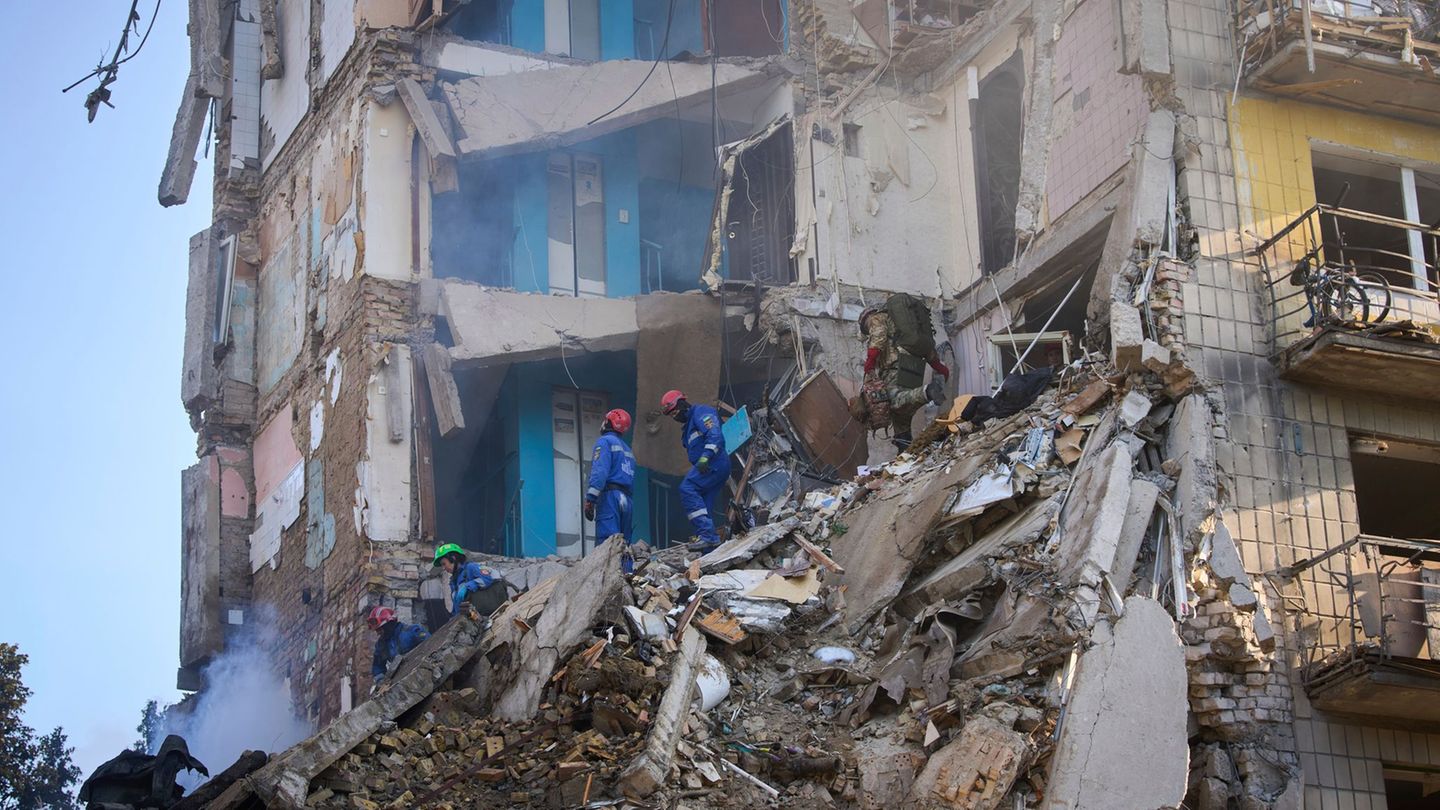 War of attack: injured in Kyiv in Russian air strikes in Ukraine