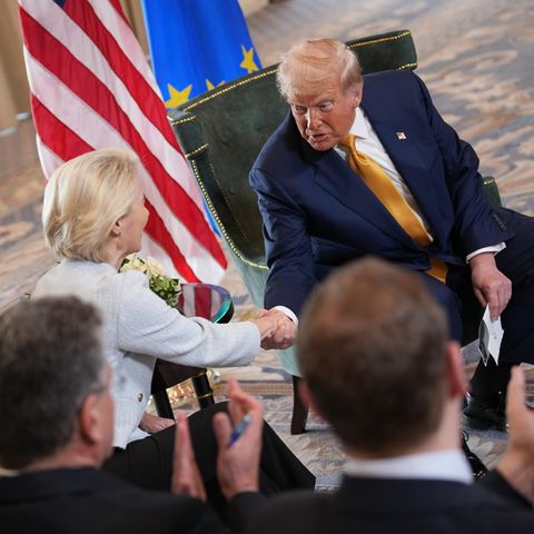 Handel Deal Donald Trump Leyen