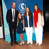 Gruppenfoto: Prinz william, Prinzessin Charlotte und die spanischen Prinzessinnen Leonor und Sofia