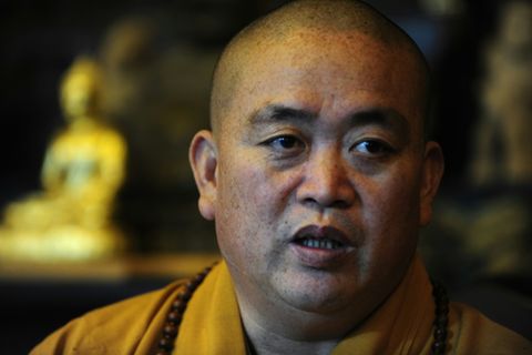 Der ehemalige Abt des Shaolin-Klosters Shi Yongxin
