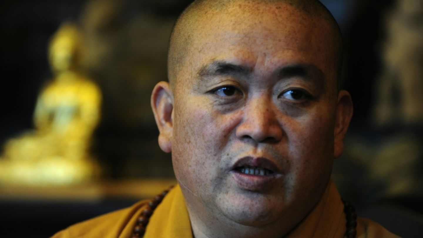 Der ehemalige Abt des Shaolin-Klosters Shi Yongxin