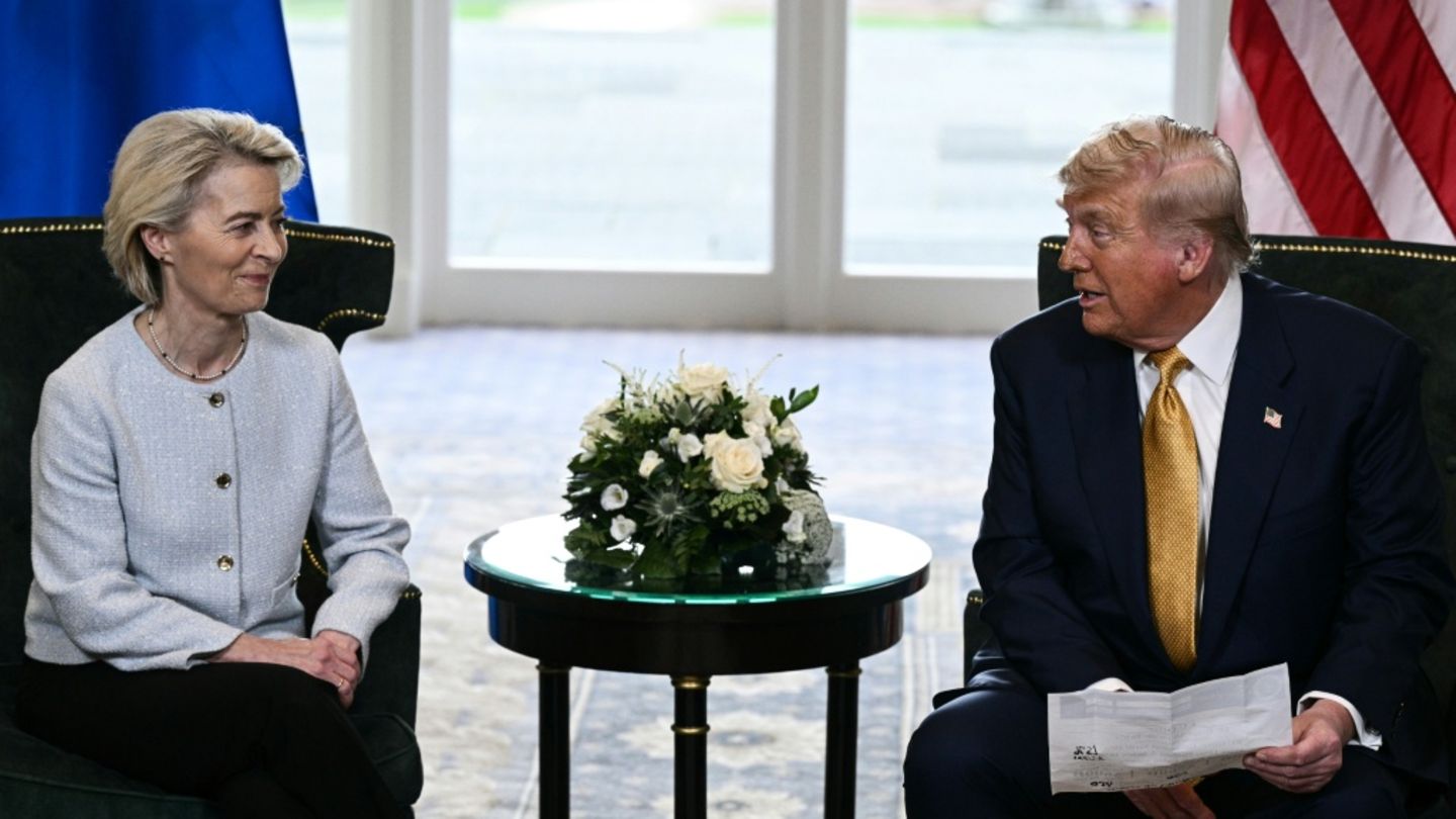 Ursula von der Leyen und Donald Trump