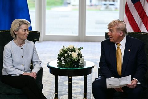 Ursula von der Leyen und Donald Trump