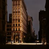 Straße in New York beim Stromausfall ohne Licht