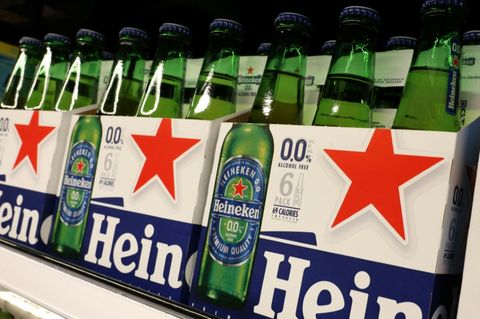 Heineken-Bierflaschen
