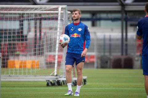Timo Werner im Training von RB Leipzig