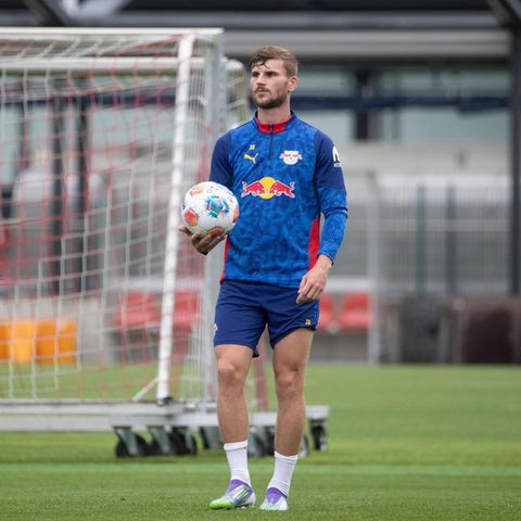 Timo Werner im Training von RB Leipzig