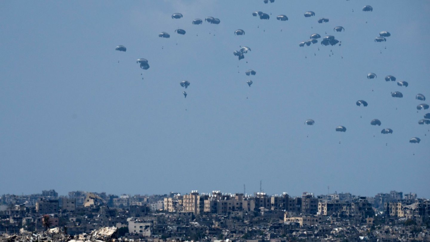 Location at an overview: Federal government starts air bridge for Gaza