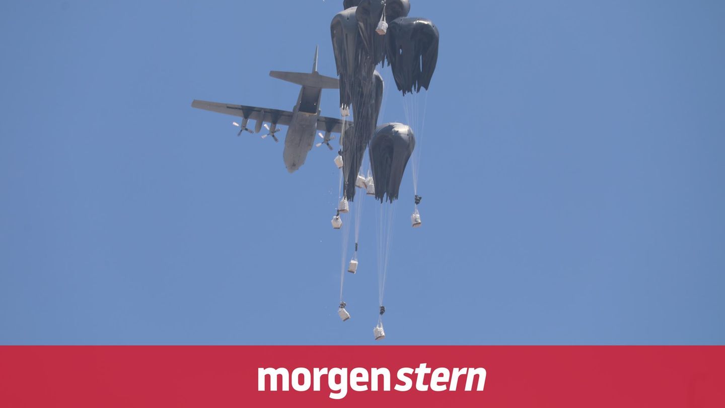 Air bridge for Gaza: Can she really help? The situation in the morning