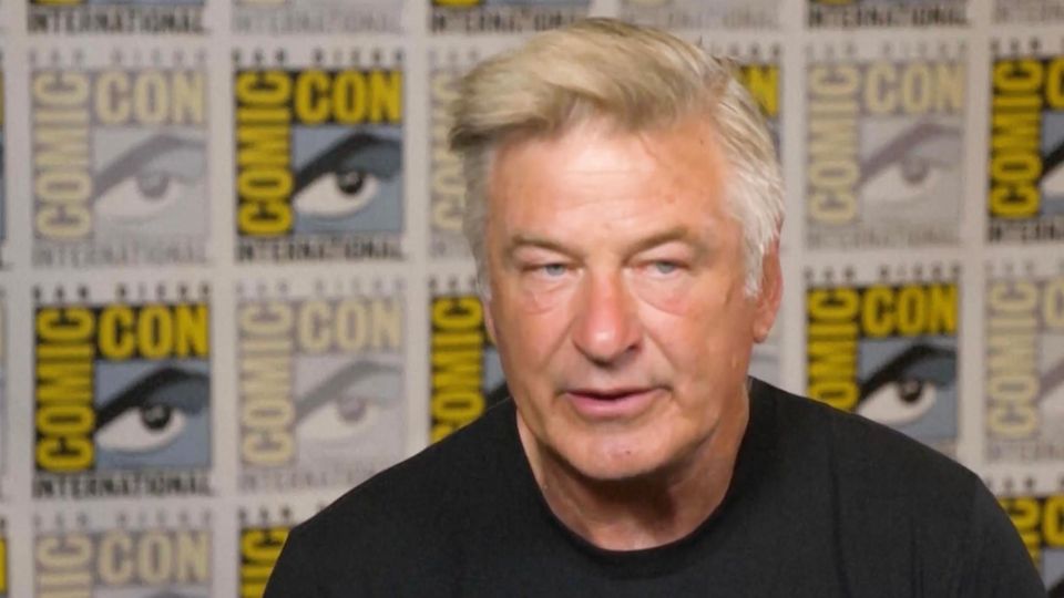 Alec Balwin in dr Pressekonferenz bei der Comic-Con.