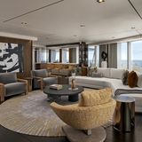 Wohnzimmer in der Skyview Suite