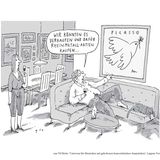 Til Mette: "Cartoons für Menschen mit gehobenen humoristischen Ansprüchen" – alles klar?