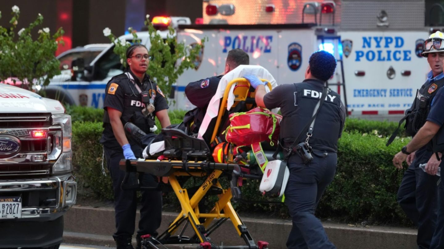Einsatzkräfte in New York