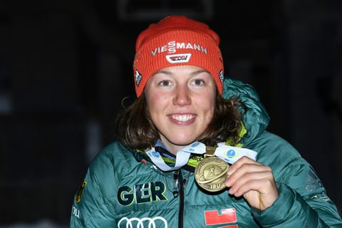 Deutsche Biathletin Laura Dahlmeier