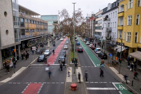 Straßenzug in Berlin