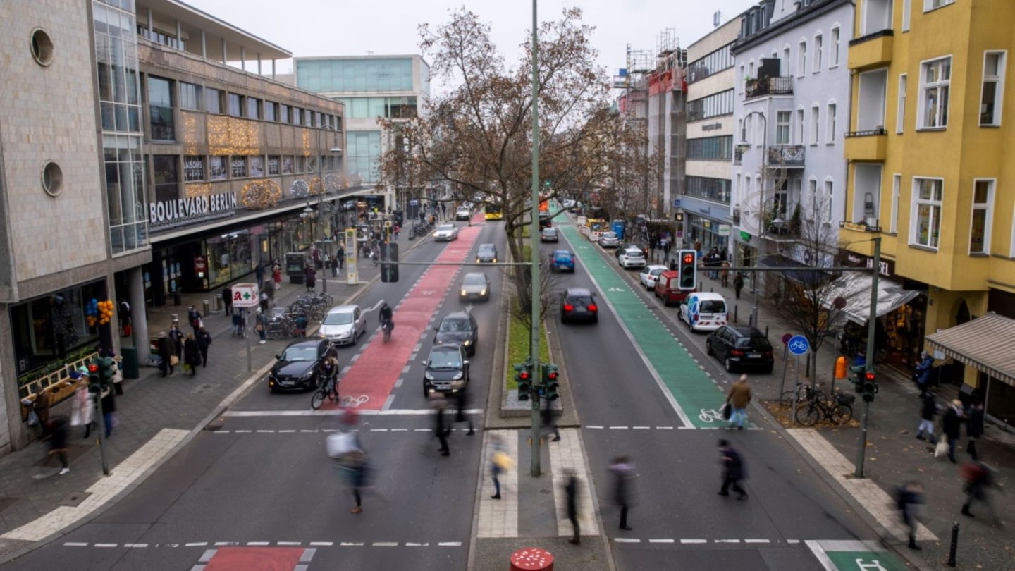 Straßenzug in Berlin