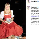 VIP News: Heidi Klum plant eigene Party zum Oktoberfest