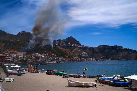 Mittelmeer Feuer Brand