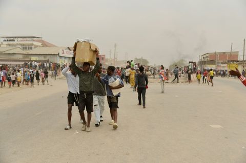 Ausschreitungen in Angola