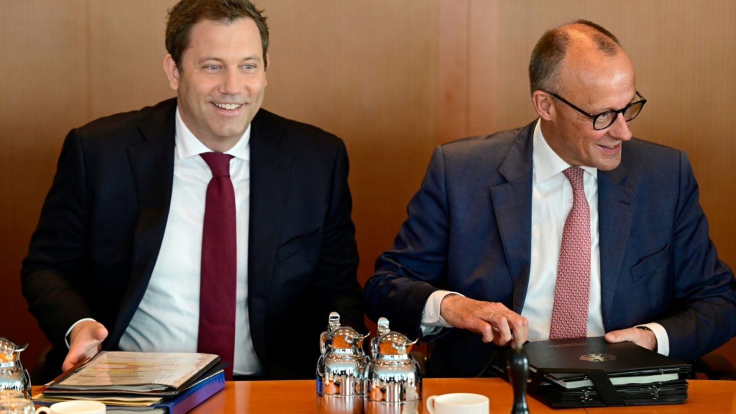 Finanzminister Klingbeil und Kanzler Merz
