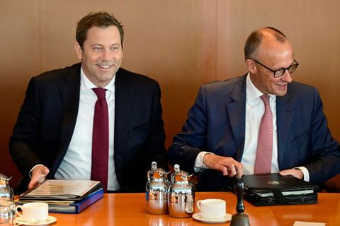 Finanzminister Klingbeil und Kanzler Merz