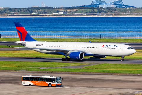 Ein Airbus A330-900 der Delta Air Lines (Symbolfoto)