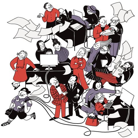 Jubel, Trubel, Heiterkeit: Manch einer möchte die Betriebsamkeit in der Firma im Alter nicht missen