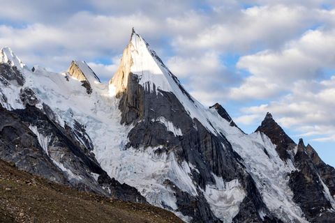 Das sogenannte "Leila Peak" an dem Laura Dahlmeier verunglückte