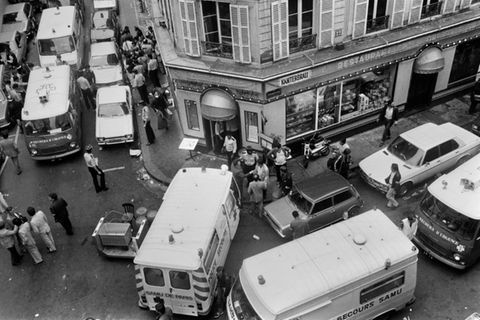 Anschlagsort im Pariser Marais