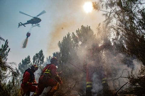 Waldbrand in Spanien