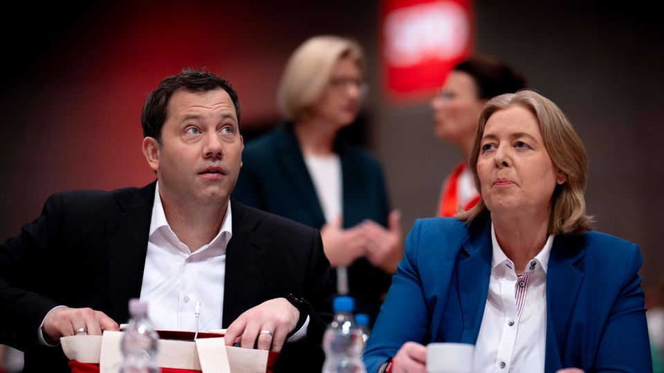 Die SPD-Vorsitzenden Lars Klingbeil und Bärbel Bas