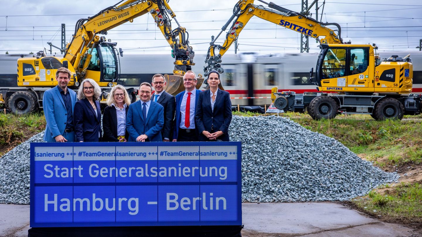 Rail traffic: Largest railway renovation project started in Germany