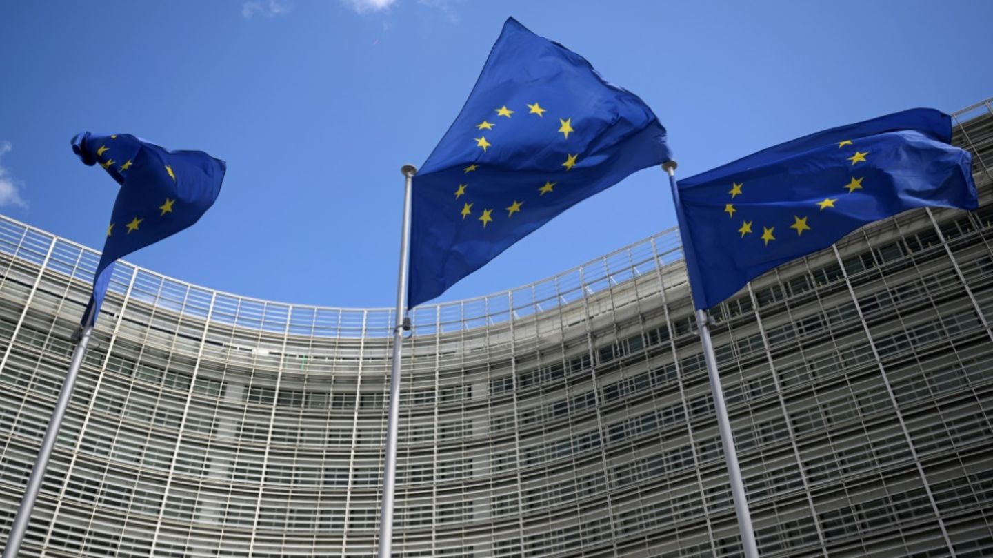 EU-Flaggen in Brüssel