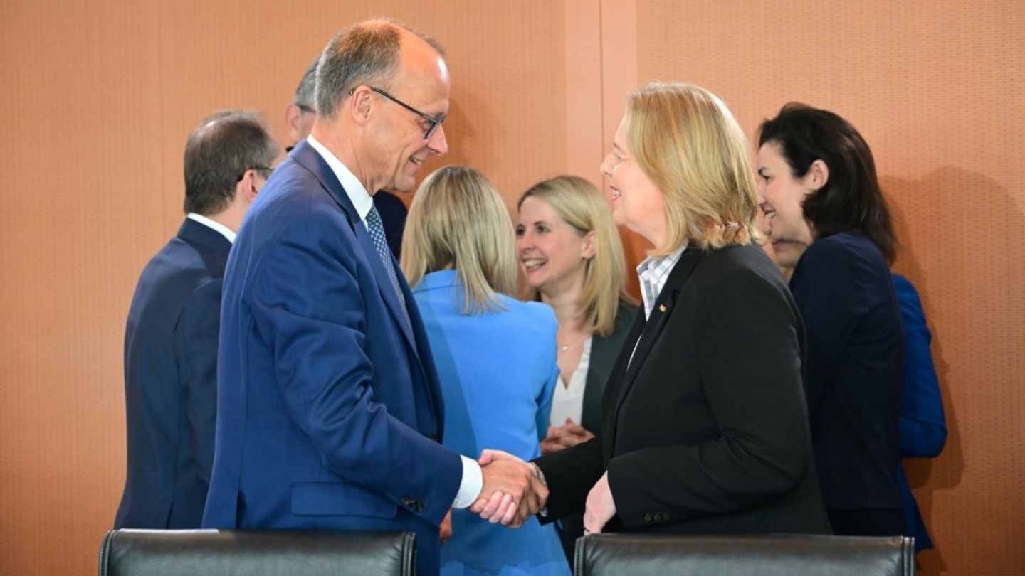Kanzler Merz und Arbeitsministerin Bas