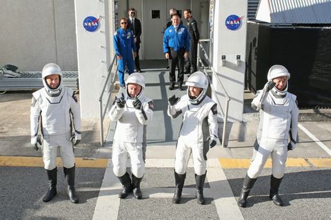 Die Astronauten der Crew-11