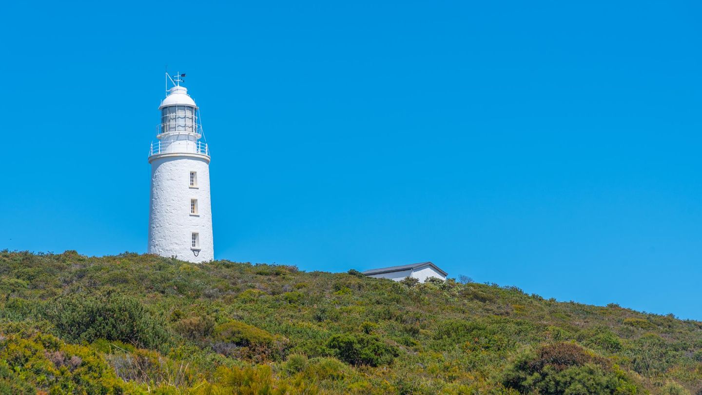 Der Leuchtturm Cape Bruny in Australien