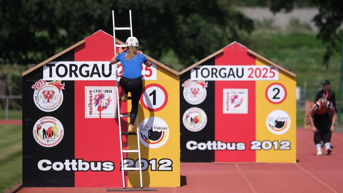 Deutschen Feuerwehrmeisterschaften in Torgau, Sachsen