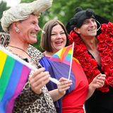 CSD in Hamburg mit Katharina Fegebank