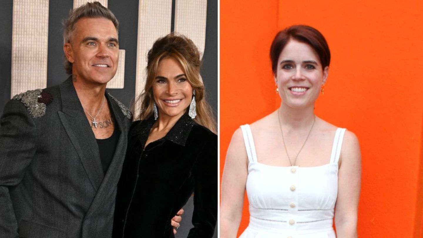 Robbie Williams and his wife Ayda: vacation snapshots with Princess Eugenie