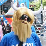 Ein sehr blonder Wikinger