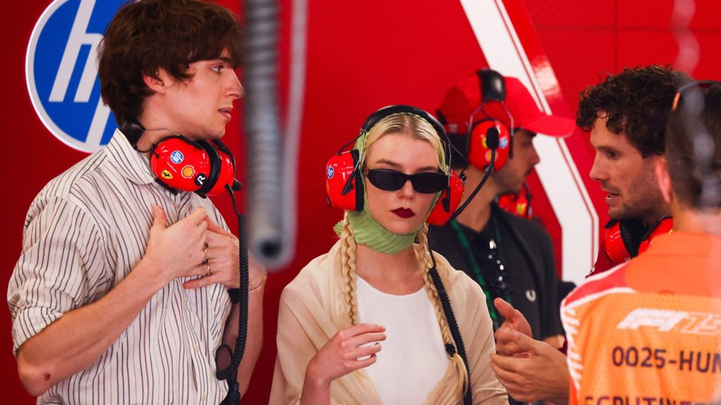 Formula 1 in Hungary: Anya Taylor-Joy stop by Ferrari