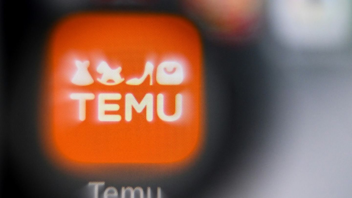 App des Onlinehändlers Temu