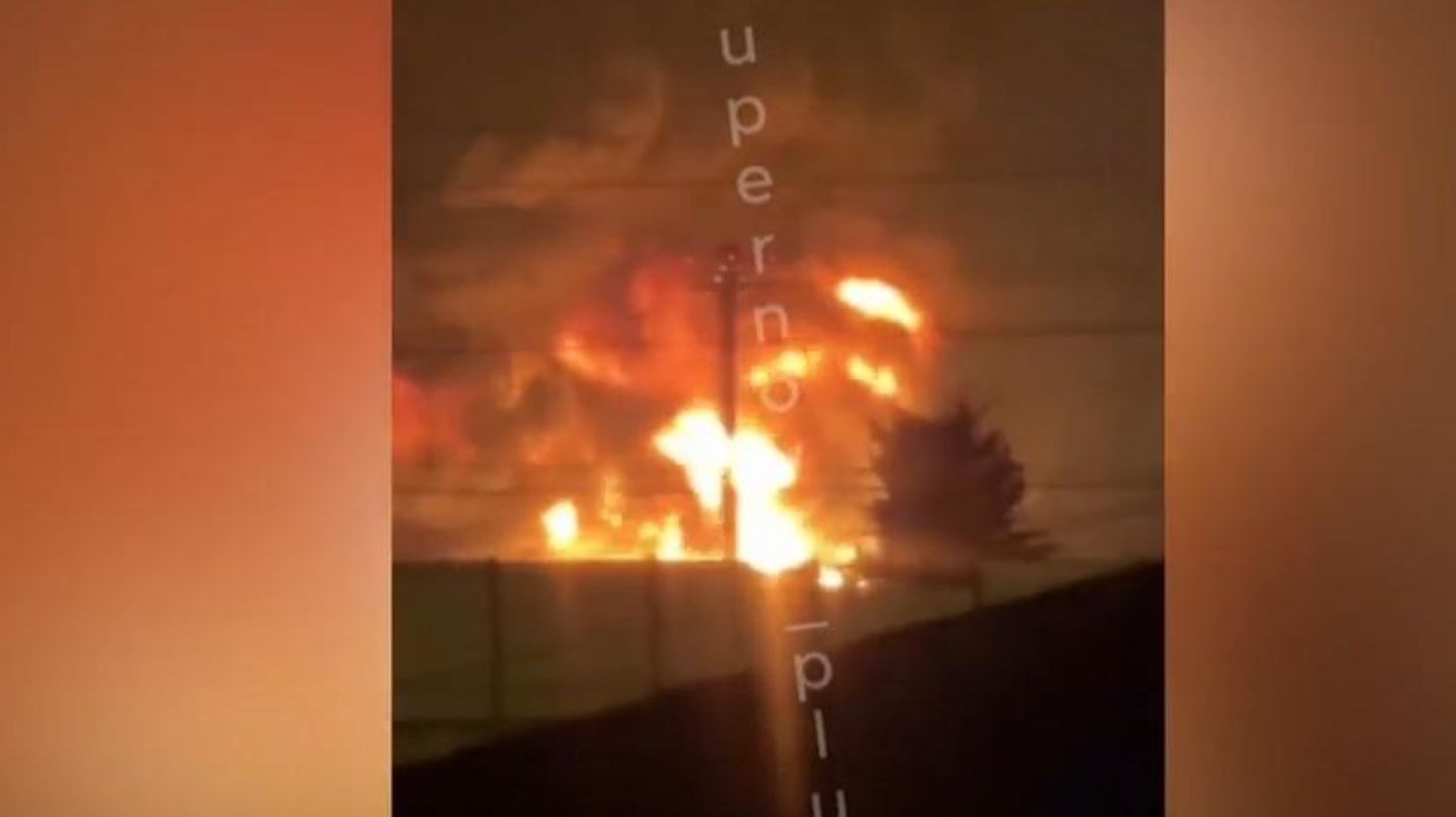 Drone attack on Sochi: Videos should show burning refinery